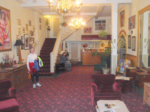 Elegant Lobby (and pretty girl).